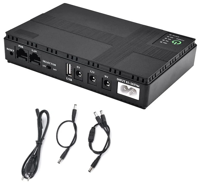 Комплектація Mini UPS Powerbank DC1018P